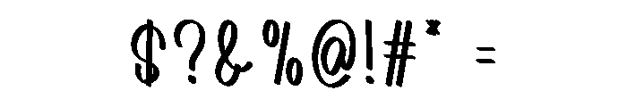 Designer Elegant Font OTHER CHARS