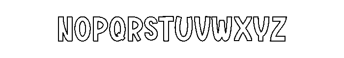 Designer Halloween Font LOWERCASE