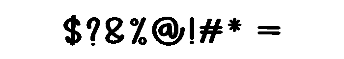 Designer Minimalist Font OTHER CHARS