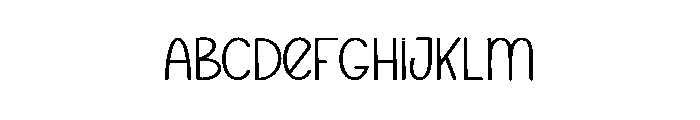 Designer Monday Font UPPERCASE