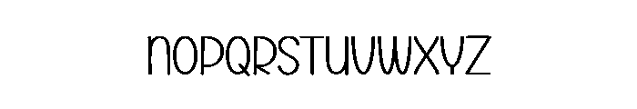Designer Monday Font UPPERCASE