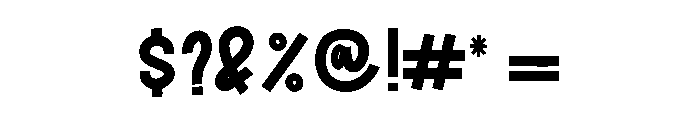 Designer Saturday Font OTHER CHARS