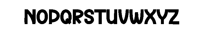Designer Saturday Font LOWERCASE
