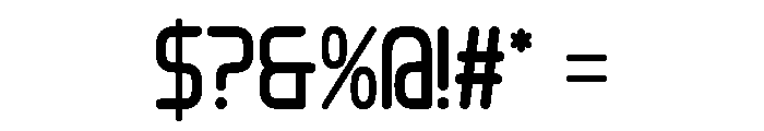 Designer Science Regular Font OTHER CHARS