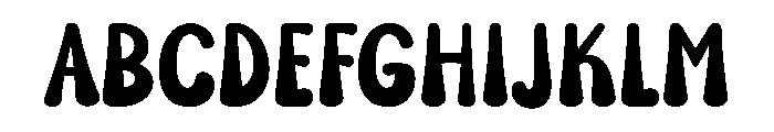 Designer Stacked Regular Font UPPERCASE