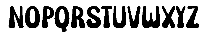 Designer Stacked Regular Font LOWERCASE
