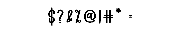 Designer Valentines Font OTHER CHARS