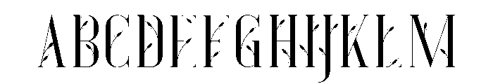Desire Regular Font UPPERCASE