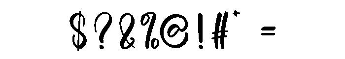 Desire Signature Font OTHER CHARS