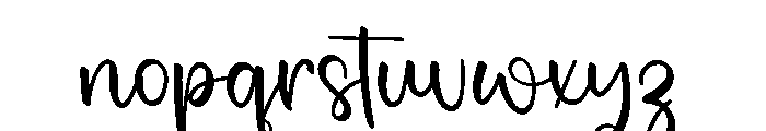 Desire Signature Font LOWERCASE