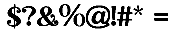 Destin Font OTHER CHARS