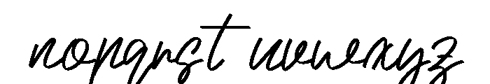 Desty Nitty Font LOWERCASE