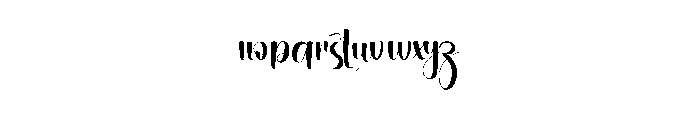 Detail Font LOWERCASE