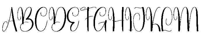 Detailed Font UPPERCASE