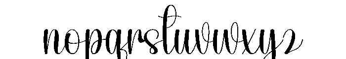 Detailed Font LOWERCASE