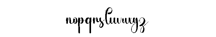 Detailing Font LOWERCASE
