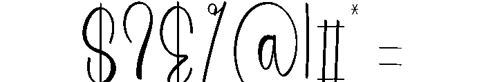 Details Melody Font OTHER CHARS