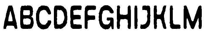 Deuxland Regular Font UPPERCASE