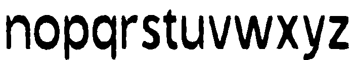 Deuxland Regular Font LOWERCASE