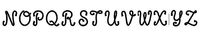 Devan Regular Font UPPERCASE