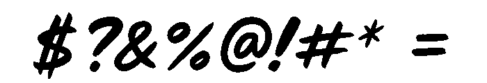 Devastated Font OTHER CHARS
