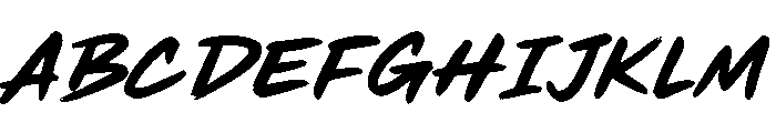 Devastated Font UPPERCASE