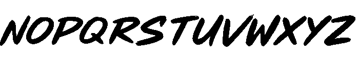 Devastated Font UPPERCASE