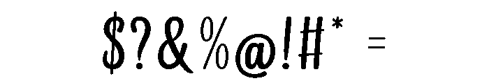 Develop Font OTHER CHARS