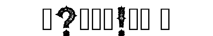 Deveron Regular Font OTHER CHARS