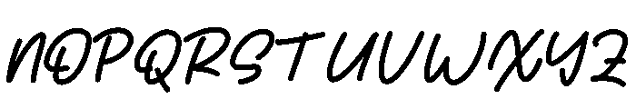 Devi Letter Font UPPERCASE