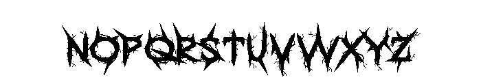 Devil Comes Font LOWERCASE