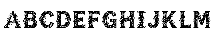 Devilray Regular Font UPPERCASE