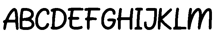 Devotion Font UPPERCASE