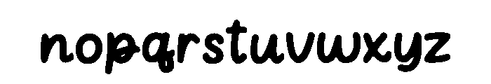 Devotion Font LOWERCASE