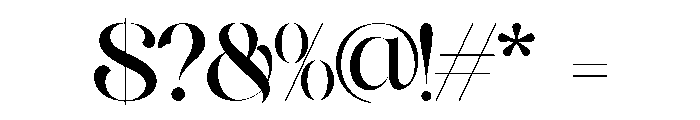 Devroon Royale Font OTHER CHARS