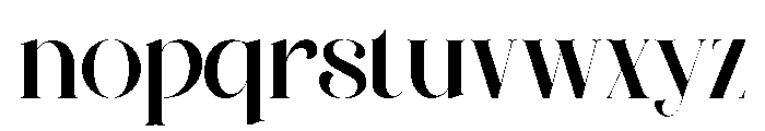 Devroon Royale Font LOWERCASE