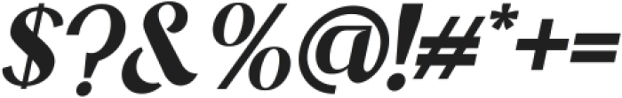 DE TOOREIT Italic otf (400) Font OTHER CHARS