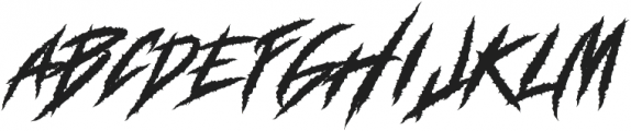 DEADLY CLAWS[ ttf (400) Font UPPERCASE