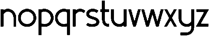 DECOMO Regular otf (400) Font LOWERCASE