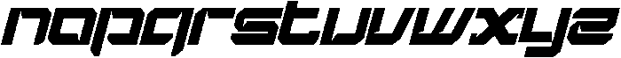 DEEPLY ROOTED REGULAR ITALIC otf (400) Font LOWERCASE