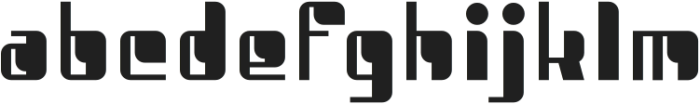 DEFCONCHED otf (400) Font LOWERCASE