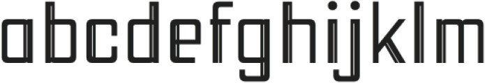 DEICHO Extra Light otf (200) Font LOWERCASE