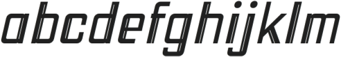 DEICHO Light Slanted otf (300) Font LOWERCASE