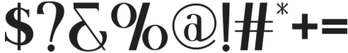DELMONE Regular otf (400) Font OTHER CHARS