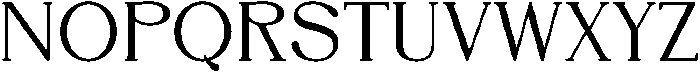 DENOVA Bold otf (700) Font UPPERCASE