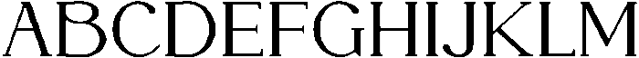 DENOVA Bold ttf (700) Font UPPERCASE