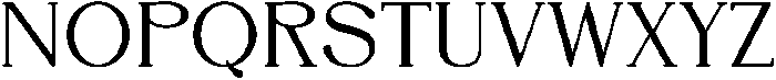 DENOVA Bold ttf (700) Font UPPERCASE
