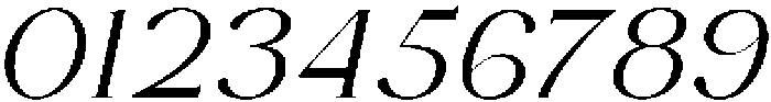 DENOVA Italic ttf (400) Font OTHER CHARS