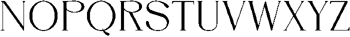 DENOVA Regular otf (400) Font UPPERCASE