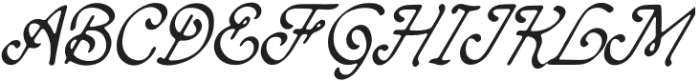 DESERT GARDEN Script otf (400) Font UPPERCASE